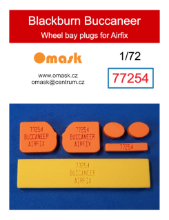 77254 1/72 Blackburn Buccaneer wheel bay plugs (for Airfix)